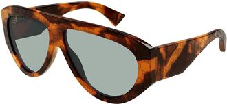 Gucci GG2128S 003 Mens Sunglasses Tortoiseshell Size 58 - Free RX Lenses - Free RX Lenses