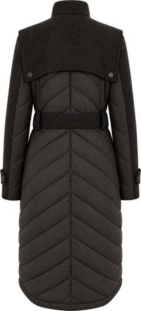 Patrizia Pepe Quilted Wool and Polyamide Down Jacket - Green