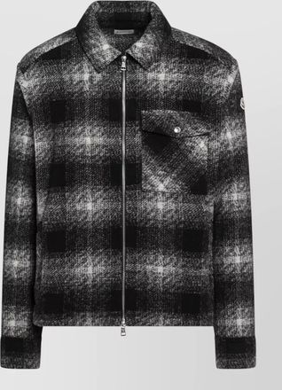 Moncler down shirt jacket