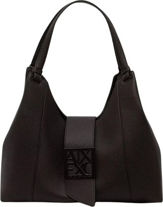 A|X Armani Exchange Shopper Tote - Dames - Tassen - Bruin - Maat: ONE Size Leer