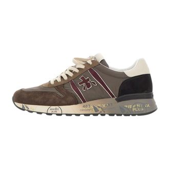 Premiata Lander 8657 - Heren - Sneakers - Bruin - 41 EU - Leer - Schoenen