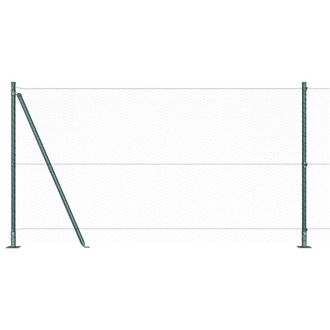Berkfield Home Hexagon Fence Green 1.2x10 m Steel