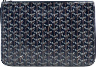 Goyard Pre-owned Goyard Goyardine Senat MM Unisex HXL0Z1PLDFVEYCN1