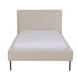 Kare Design Cama de madera beige 100 x 200 cm