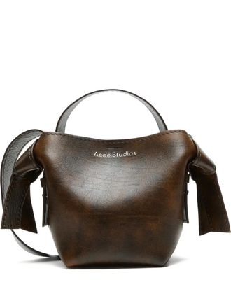 Acne Studios Borsa a spalla Musubi mini - Marrone