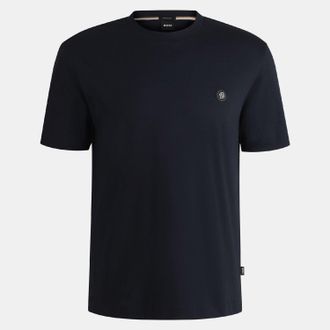 HUGO BOSS C-Taut 01 Double B Monogram T-shirt voor heren in donkerblauw