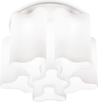 Ideal Lux Ideal Lux - Compo - Plaf&oacute;n De Techo Peque&ntilde;o 6 Luces Blanco, E27