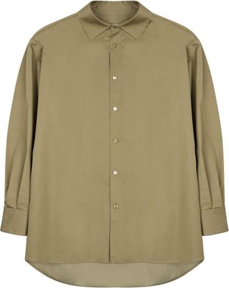 Darkpark Khaki Relaxed Solid Shirt