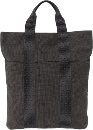 Herm&egrave;s Pre-owned Fourre-tout herline - Dames - Vintage Shopper - Grijs - ONE Size - Vintage