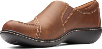 Clarks Unisex Ashland Lane Q Loafer, Dark Tan, 6.5 UK