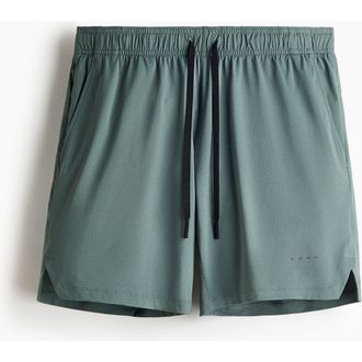 H&M Sports Shorts With Drymove in Dusty Green at Nordstrom, Size Xx-Large