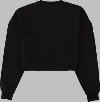 Diesel Logo Scuba Crop Top - Black