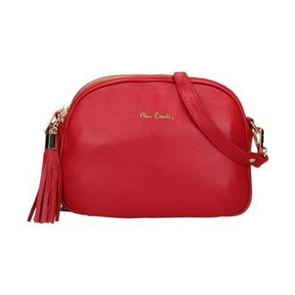 Pierre Cardin Schoudertas - Dames - Schoudertassen - Rood - ONE Size - Leer - Tassen