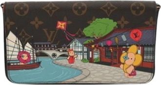 Louis Vuitton Pre-owned Cross Body Bags, female, Brown, Size: ONE SIZE Pre-owned Vintage Canvas Cross Body Bag