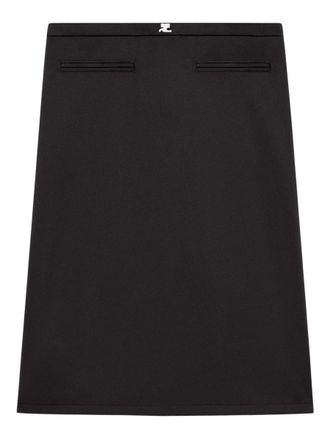 Courr&egrave;ges Interlock Tracksuit Skirt