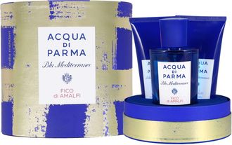 Acqua di Parma Unisex Blu Mediterraneo Fico di Amalfi Eau de Toilette 100ml Gift Set with Hand and Body Wash and Lotion - Pink - One Size