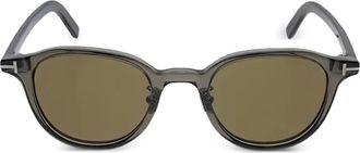 Tom Ford Eyewear Occhiali da sole tondi - Grigio
