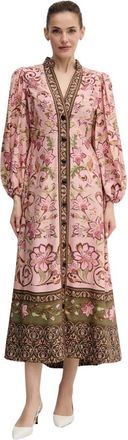 Barbour Alice Maxi Jurk - Dames - Shirt Kleedjes - Veelkleurig - XS - Kleedjes