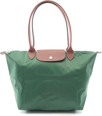 Longchamp Le Pliage Original L Tote Bag Canvas Leather
