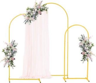 OEM Soporte De Arco Para Fondo De 1,8/1,5/1,2 M, Estructura Estable, Soporte De Arco De Metal Dorado Para Decoraci&oacute;n De Bodas, Fiestas De Cumplea&ntilde;os, Grad