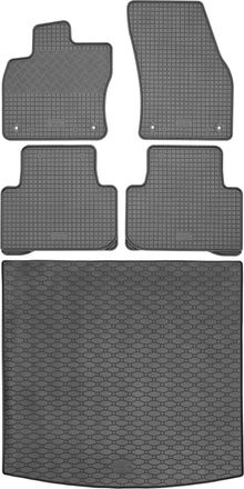 OEM Juego De Alfombrillas De Goma Para Coche Y Maletero Para Volkswagen Touran Ii Minivan (desde Septiembre De 2015)