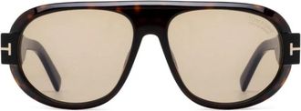 Tom Ford Blake-02 Zonnebril - unisex - Zonnebrillen - Bruin - 59 MM - Accessoires