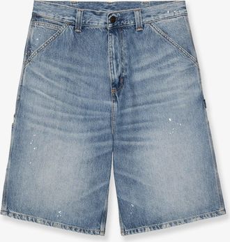 Carhartt Work in Progress Bermuda Og Single Knee Short in blue denim - CARHARTT WIP - gender_Man
