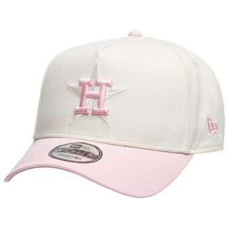 New Era Womens Houston Astros Astros 9Forty A-Frame Cap - Adult White/Pink/Pink