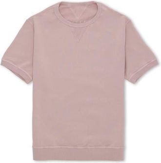 Fortela Ohio Brushed Jersey Short Sleeve Sweatshirt in Pink at Nordstrom, Size Xx-Large Eu