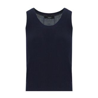 Max Mara Dames, Tops, Blauw, Maat: XS Viscose