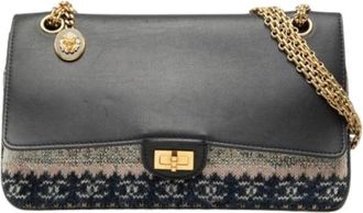 Chanel Pre-owned Medallion Nude Flap Bag - Dames - Vintage Schoudertas - Zwart - ONE Size - Leer - Vintage
