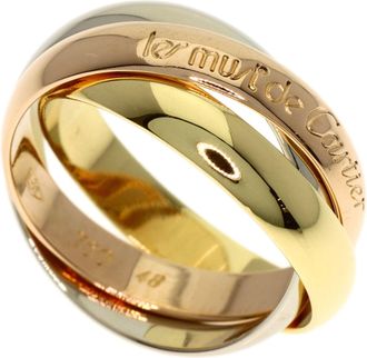 Cartier Yellow Gold (18K) Pink Gold (18K) White Gold (18K) Band Ring (Pre-Owned)