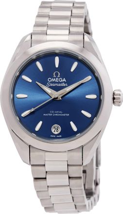 Omega Seamaster Automatic Blue Dial Ladies Watch 22010302003001