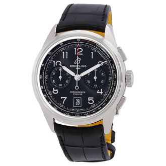 Breitling Premier B01 Chronograph Automatic Black Dial Mens Watch AB0145221B1P2