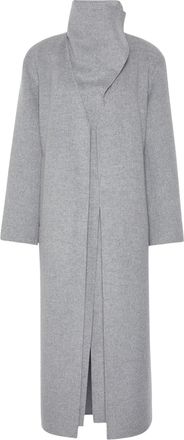 Sportmax Double-Breasted Virgin Wool Coat
