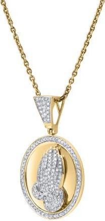 LuvMyJewelry Virtue 10K Gold Diamond Pendant - 0.85 CT in 10K Yellow Gold at Nordstrom
