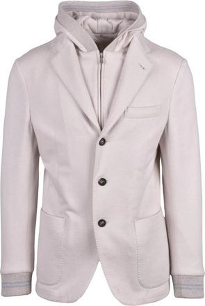 Eleventy Blazer Sfiancato - Heren - Blazers - Beige - M - Katoen - Jassen