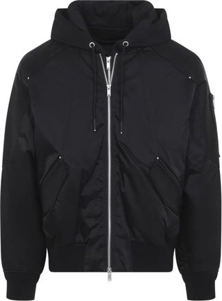 Moose Knuckles Georgie Satin Bomberjack - Heren - Bomber jackets - Zwart - M - Katoen - Jassen