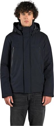 Canadian Minimal Elegant Old Crow Jas - Heren - Zomerjassen - Zwart - L - Polyester - Jassen