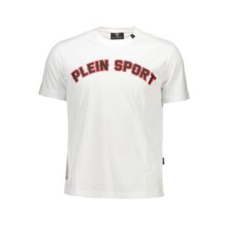 Plein Sport White Cotton Mens Mens T-Shirt