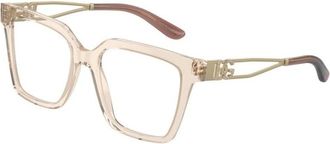 Dolce & Gabbana Bruin Montuur Zonnebril Model 3432 - Dames - Brillen - Bruin - 53 MM - Accessoires
