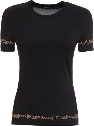 Just Cavalli Zwarte T-shirt en Polo Collectie - Dames - T-shirts - Zwart - XS - Tops