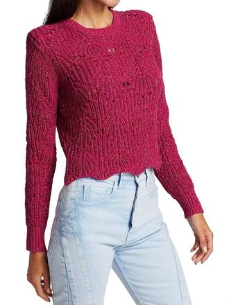 Iro Aryna Sweater In Fuschia