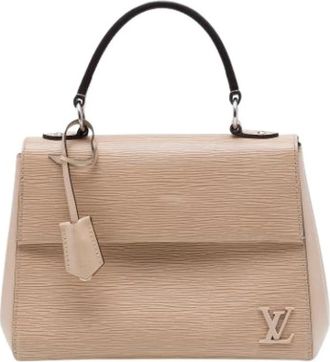 Louis Vuitton Pre-owned Cluny Bag - Dames - Vintage Handtas - Beige - ONE Size - Leer - Vintage