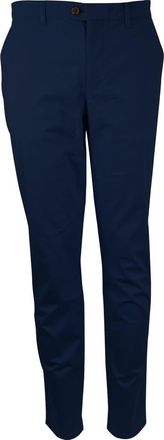 Lords of Harlech Jack Flat Front Stretch Sateen Pant in Midnight Navy at Nordstrom, Size 33 X 30