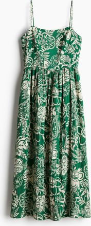 H&M Midi-Trägerkleid - Green