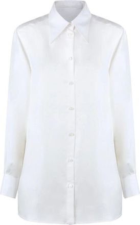 Dolce & Gabbana Camisa de seda blanca - Blouses & Shirts - Mujer - Blanco - XS