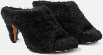 Khaite Marion shearling mules