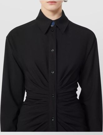 Sportmax fitted dress with ruffles and gathered design