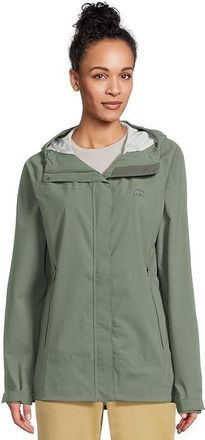 L.L.Bean Cresta Stretch Rain Jacket Womens Clothing Sea Green : LG, Spandex/Nylon
